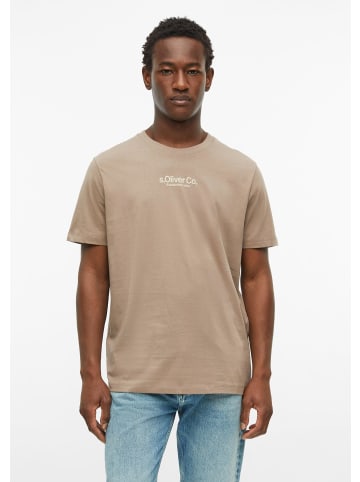 s.Oliver T-Shirt in 86D1_braun