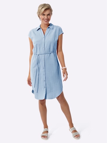 WITT WEIDEN Hemdblusenkleid in eisblau
