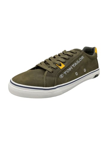 Tom Tailor Sportliche Schnürschuhe in Grün