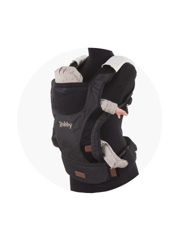 Chipolino Babytrage Bobby 4 in 1 in schwarz