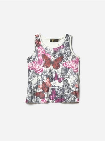 KOROSHI Top mÃ¤dchen. in weiß