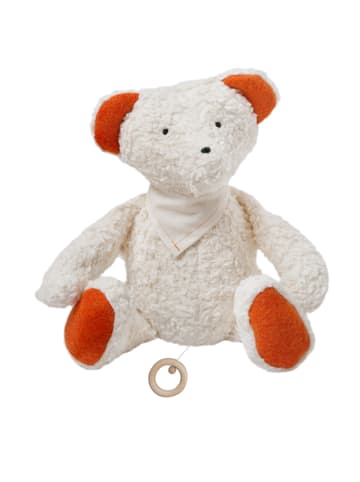 Efie Spieluhr Teddy, GOTS, Made in Germany, Größe ca34 cm, Melodie Mozarts Wiegenlied