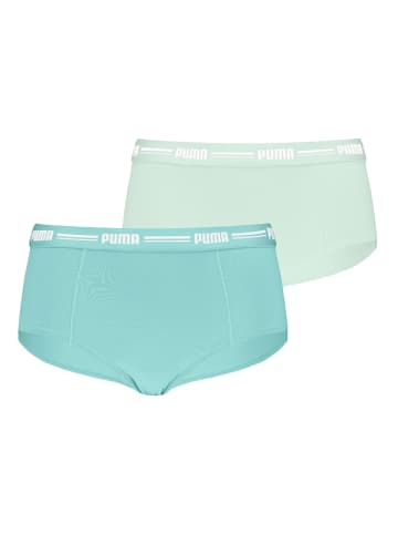 Puma 2er Pack Mini Shorts in Mint