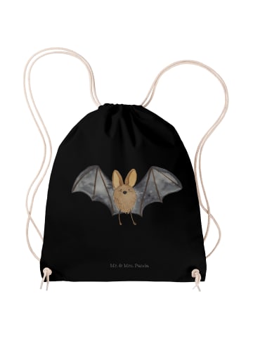 Mr. & Mrs. Panda Drawstring Bag Fledermaus Flügel ohne Spruch in Schwarz
