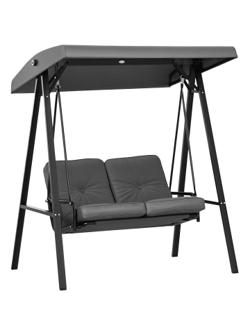 Outsunny Hollywoodschaukel 145L x 116B x 172H cm Dunkelgrau