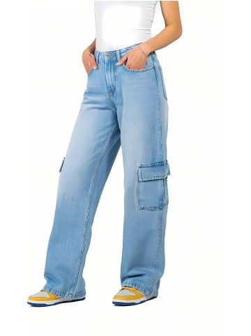 Reell Jeanshose "Women Mia Cargo Jeans" in Blau