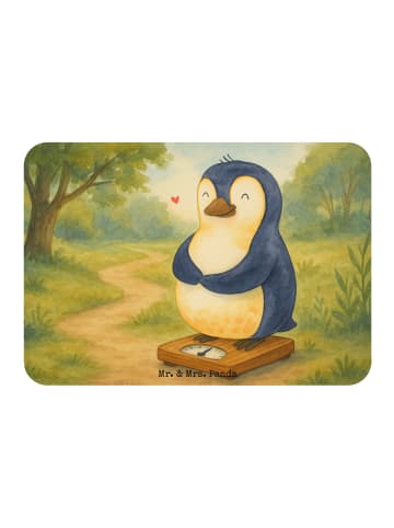 Mr. & Mrs. Panda Magnet Pinguin Diät Design ohne Spruch in Weiß
