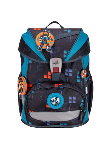 DerDieDas ErgoFlex Light - Schulranzen Set 5tlg. 800g (Neon Crazy) in Ninja Fighter