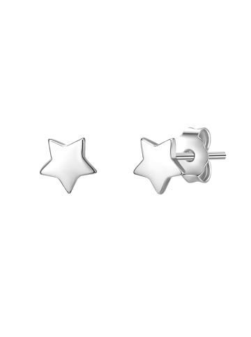 Glanzstücke München Ohrstecker Stern Sterling Silber in silber