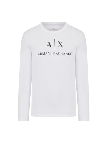 Armani Exchange Longsleeve in Weiß