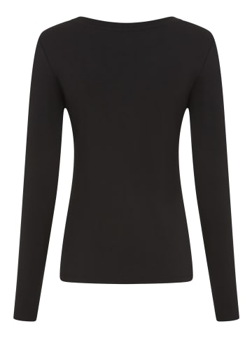 Tamaris Langarmshirt in schwarz