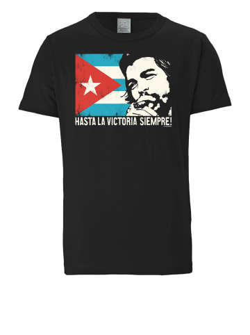 Logoshirt T-Shirt Che Guevara - Cuban Flag in schwarz