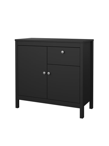 ebuy24 Sideboard Madrid Schwarz 83 x 39 cm