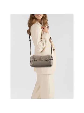 Guess Yesba Schultertasche 23 cm in dark taupe