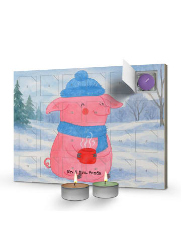 Mr. & Mrs. Panda duft adventskalender Schweinchen Glühwein Desig... in Weiß