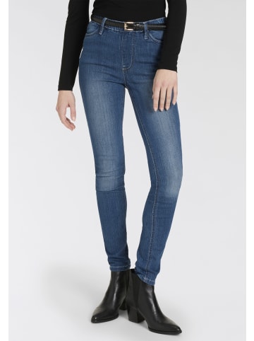 ARIZONA Jeansjeggings in dunkel blau