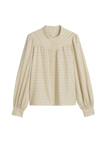 Marc O'Polo DENIM Karo-Bluse A-Shape in Offwhite