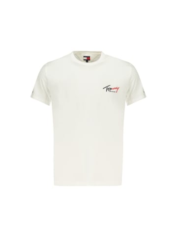 Tommy Hilfiger Weiß Baumwolle Herren T-Shirt