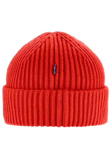 FJÄLLRÄVEN Lite Logo Hat - Mütze (grey) in true red