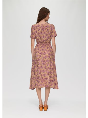 QS Kleid in 83A0_hellbraun