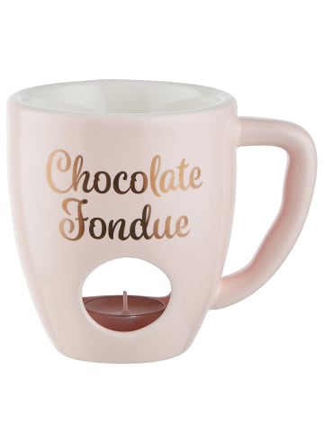 Butlers Fondue-Set CHOCOLAT 3-teilig in Pink