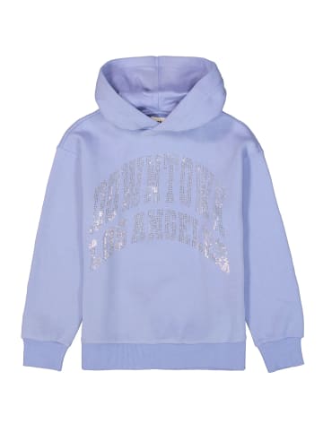 Garcia Sweatshirt mit Glitzerprint in frost blue