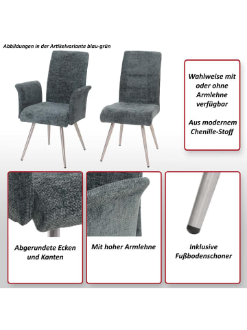 MCW 2er-Set Esszimmerstuhl G55, Braun
