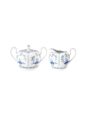 Seltmann Weiden 2er Set Milch- & Zucker-Set Amina Strohblume in blau-weiß