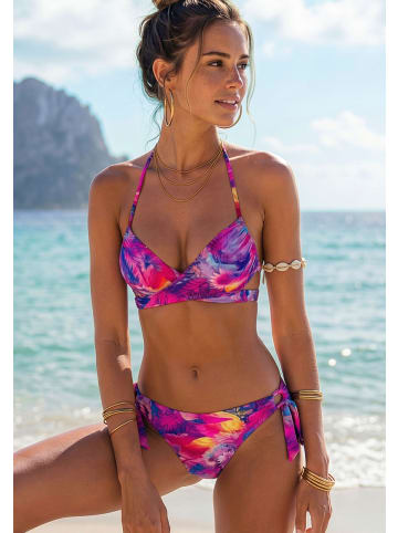 Venice Beach Bikini-Hose in lila print