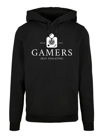 F4NT4STIC Basic Hoodie Retro Gaming Gamers Self Isolating in schwarz