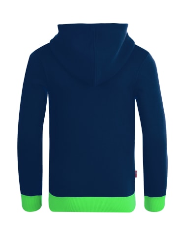 Trollkids Hoodie Pullover "Troll" in Marineblau / Hellgrün