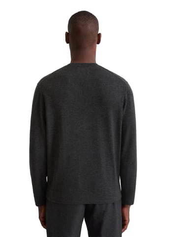 Marc O'Polo Pullover regular in dark grey melange