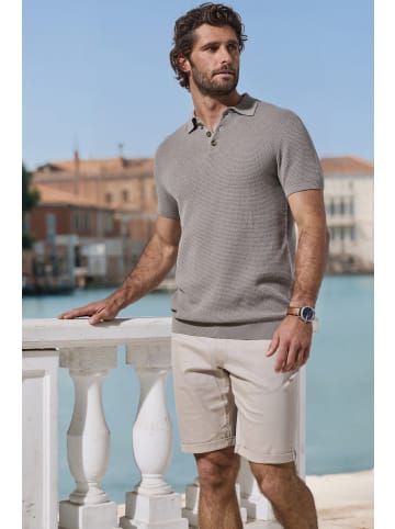 John Devin Kurzarmshirt in taupe