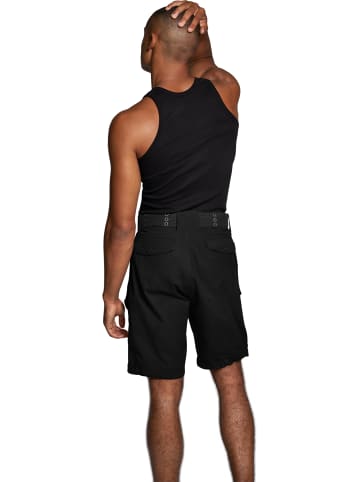 Normani Outdoor Sports Sommer-Shorts „Sonora“ mit Gürtel „Wadi“ in Schwarz