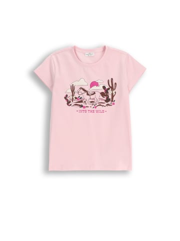 Coccodrillo T-Shirt mit kurzen Ärmeln in rosa