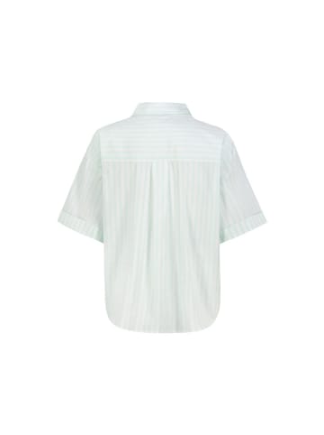 Eight2Nine Halbarmbluse in stripes: opal mint-white