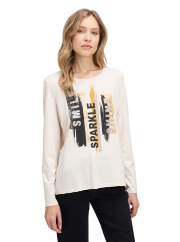 Betty Barclay Basic Shirt mit Placement in Beige/Taupe