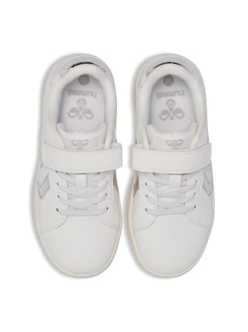 Hummel Klettverschluss Sneaker Derby Court Kinder in GREY/SILVER