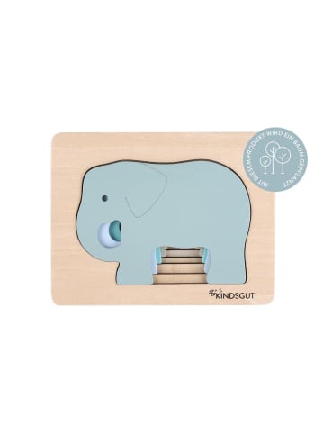 Kindsgut  Tier-Puzzle aus Holz in Elefanten-Design