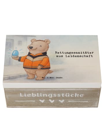 Mr. & Mrs. Panda Geschenkbox Rettungssanitäter Leidenschaft Desi... in Weiß