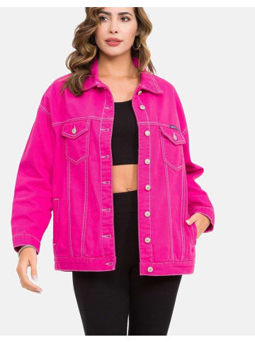 Cipo & Baxx Jeansjacke in FUCHIA