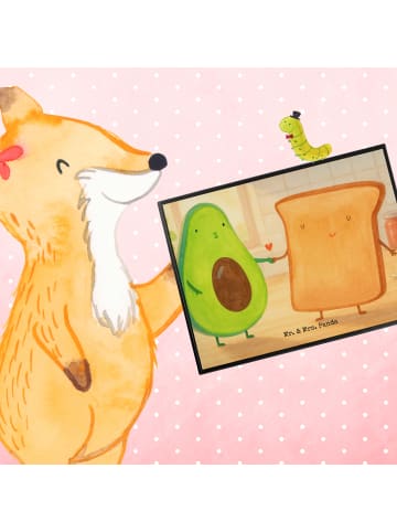 Mr. & Mrs. Panda tischpad Avocado Toast Design ohne Spruch in Weiß