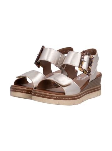 remonte Artigo Leder Keilsandalen Grau