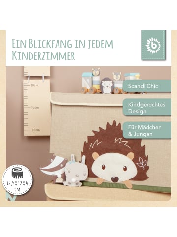 Bieco Spielwaren Kindergarderobe Dachs in Grau