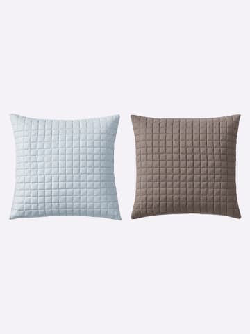 Heine Tagesdecke in braun + grau