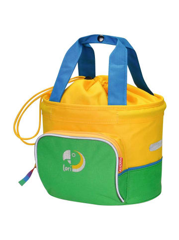KLICKfix Lori Shopper - Fahrradtasche für Kinder (grün) in grün