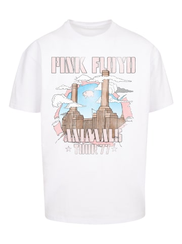 F4NT4STIC Heavy Oversize T-Shirt Pink Floyd Animal Factory in weiß