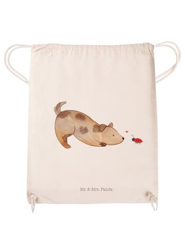 Mr. & Mrs. Panda gym tasche Hund Marienkäfer ohne Spruch in Creme