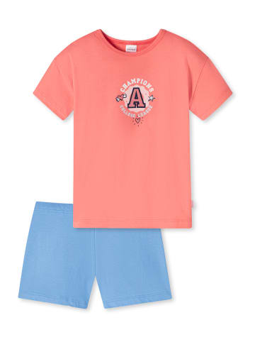 Schiesser Pyjama Girls World Organic Cotton in Orange