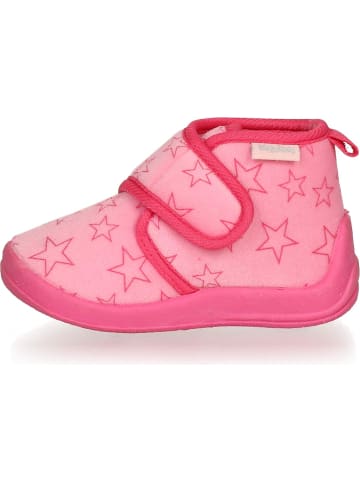 Playshoes Kinder Hausschuh "Hausschuh Pastell" in Rosa